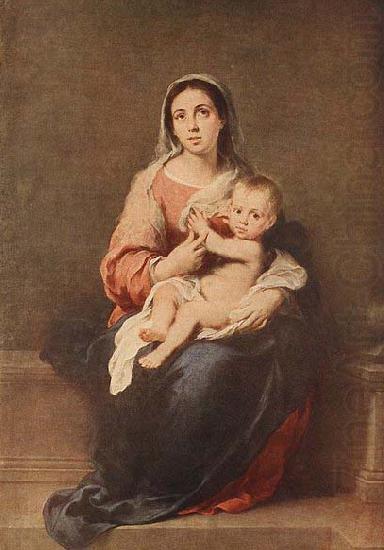 Madonna and Child, MURILLO, Bartolome Esteban